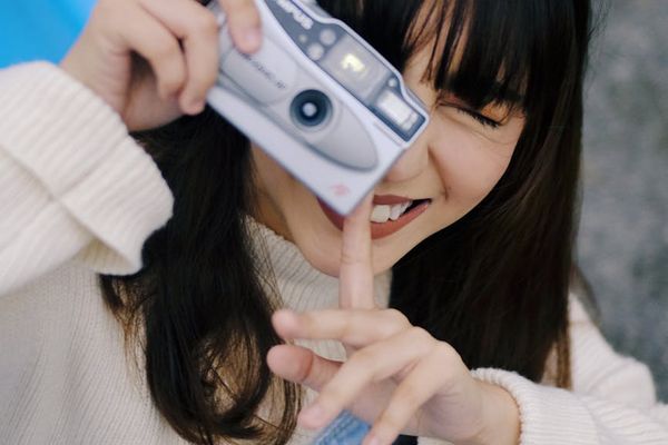 Person feeling fresh and energized outdoors